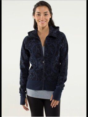 Lululemon scuba hoodie paisley inkwell